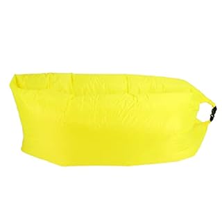 Inflatable Lounger Couch, Portable Air Hammock Sofa, No - Pump Inflation Waterproof Beach Bed with Storage Bag for Beach Pool Camping Outdoor Concerts and Festivals