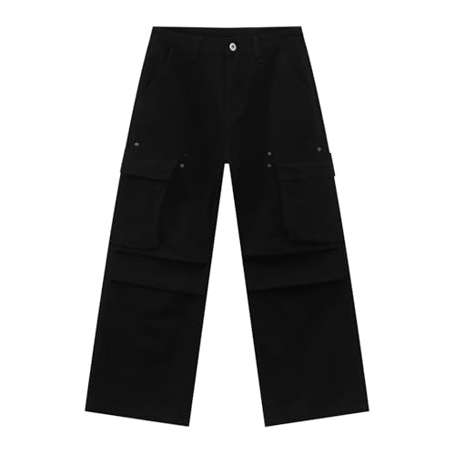 Men's Denim Jeans American Multi-Pocket Casual Loose Wide Leg Workwear Commuting Daily Pants for Men2