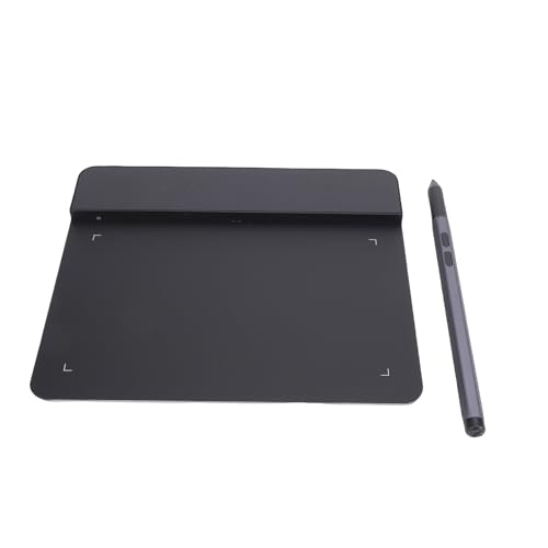 Tableta de dibujo Hamwesh con sensibilidad a la presión de 16384 niveles, área activa de 4x3 pulgadas, lápiz sin batería y diseño portátil delgado miniatura 4