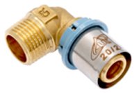 RACCORDO A PRESSARE UNIVERSALE GOM.MAS. 63X2 Cod. UNI4008630007001 Pezzi per scatola 10
