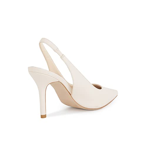 Image of Womens Slingback High Heels Pointed Toe Slip On Dress Shoes | Closed Toe,Stiletto Heels,Women's Pumps,Dressy Casual,Party,Wedding,Prom,Work Shoes,Going Out