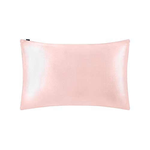 LilySilk Taie d'oreiller 100 % soie de mûrier naturelle 19 mommes Toucher ultra doux et grande respirabilité Boîte cadeau incluse 65 x 65 cm Prune clair