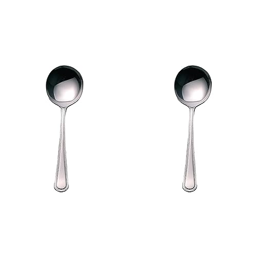 Olympia Bead Soup Spoon 172mm 18/0 Stainless Steel Dining Serving Cutlery 12pc (Pack of 2)