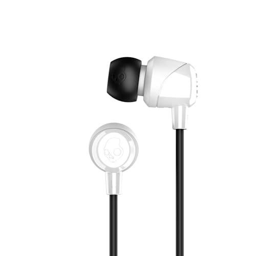 Image of Skullcandy Jib in-Ear Wired Earbuds with Mic, Supreme Sound, Noise-Isolating Fit, Tangle-Free Cable, 3.5mm Jack for Phones, Laptops & Tablets (Black)