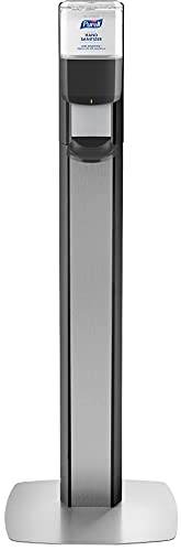 Image of PURELL MESSENGER Floor Stand with ES8 Automatic Dispenser, Graphite (Pack of 1) - 7318-DS-SLV
