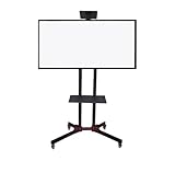 Supports pour moniteurs WGJJPQYK Chariot Mobile de télévision inclinable DL-SP1 d\'installation de Type D, Levage Gratuit, Support de Chariot de télévision Plasma LCD LED de 30 à 65 Pouces, en Acier laminé à Froid