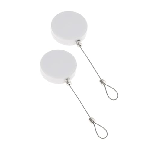 Uonlytech Efficient Auto-retract Remote Control Leash 2pcs Anti-theft Screen Lock Cable for Digital Accessories
