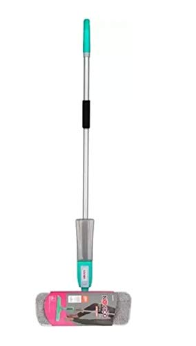 Noviça - Mop Spray Fit e Tecido de Microfibra para Limpeza Rápida, Cabo Articulado e Reservatório Plástico para Inserção do Produto de Limpeza, Bettanin
