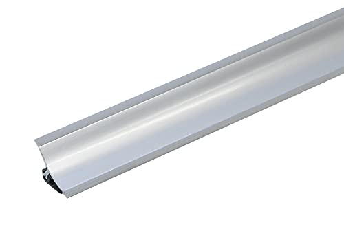 2,5 Meters 98,42" Kitchen Worktop Profile Strip Corner PVC 33mm with Accessories Edging splashback TMW Profiles (Aluminium, Profile 2.5 Meters)