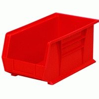 Akro-Mils 30240 Red - Akro-Mils 30-240 Bin, Red, 14"L x 6-9/16"W x 6-3/4"H