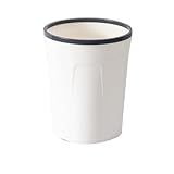 XINGNANUP Trash Cans Household Uncovered Can Living Room Creative Large Bathroom Kitchen Indoor Storage Trashcan(Gris)