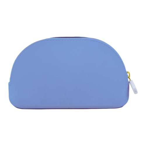 Bolsa de maquillaje de silicona, Bolsa de cosméticos de silicona para mujer | Bolsa de maquillaje portátil Bolsa de cosméticos de gran capacidad,Estuche de cosméticos, suave y organizador para