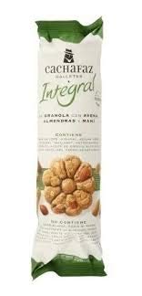 Cachafaz Wholegrain Wheat Flour Cookies with Almond and Oat, 225 g / 7.9 oz (Pack of 3)