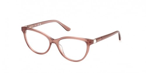 Gafas Guess GU50195 montura beige de vista para hombre y mujer con lentes de cuarenta y un milímetros