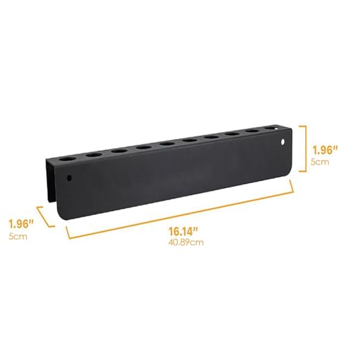 Rack de rangement mural rectangulaire en fer pour pinceaux de detailing auto - 3