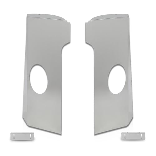 Speaker Brackets Compatible with 1955-1959 Chevy GMC Big Window Cab Corner 6x9 Speaker Brackets Silver