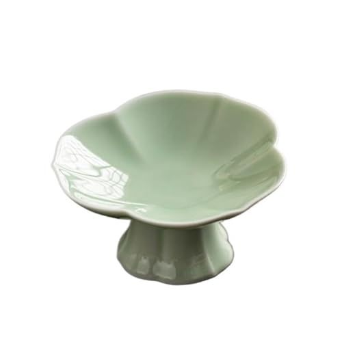 ZIGUIhsou-11 Cuenco para salsa Bandeja de cerámica multiusos moderna for servir, frutero(Light green)