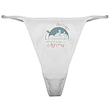 CafePress Jesus Christ Classic Thong Underwear, Funny Womens Panties White