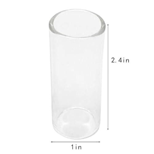 WELANGBN Glass Slide,Glass Guitar Electric Medium 60mm Long
