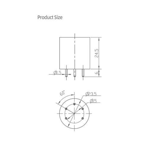 Capteur de gaz ZE03 H2 CO 0-1000ppm module de détection précis - 5