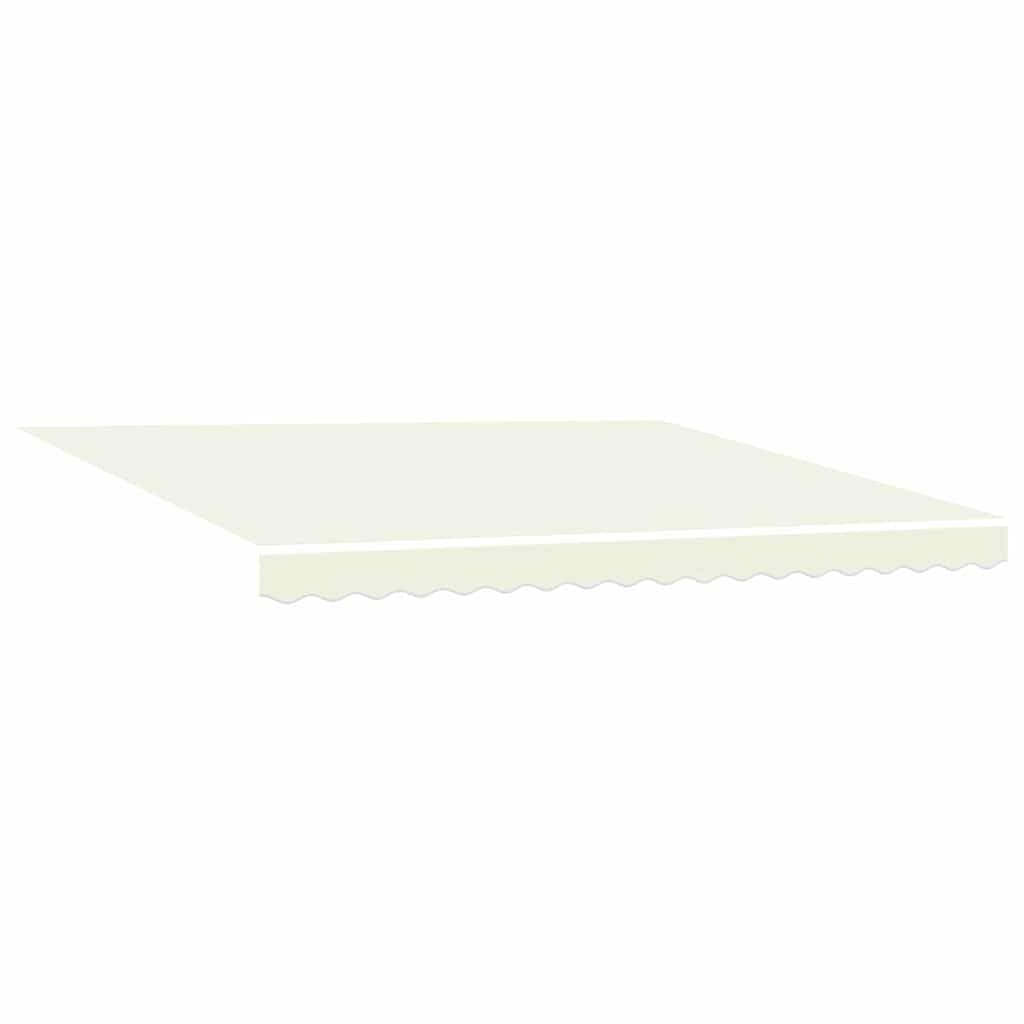 Auvent Rétractable Crème en Polyester et Aluminium 400 x 300 cm Store Banne Motorisé avec Télécommande pour Terrasse Jardin Pergola Protection Ombre et Intimité