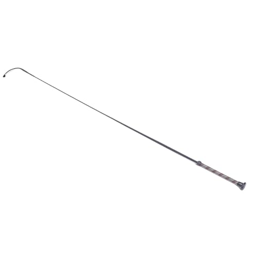 Fouet de cheval antidérapant en carbone robuste de 110 cm - 3