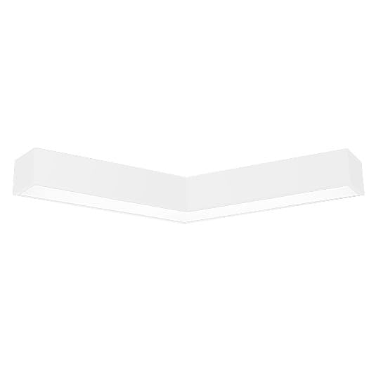 Bright Source L-Type Plug & Play Connector, White Finish, 2W, 240lm, Adjustable Colour Temperature, for use with Compatible Linear Pendant Lights