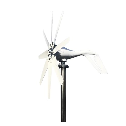 Zestaw generatora wiatrowego 1000 W, 7-łopatkowy, niski poziom hałasu, kontroler MPPT 12 V/24 V/48 V, do domowych i przemysłowych systemów energii odnawialnej