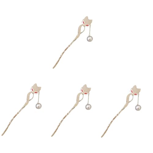 Épingle à cheveux renard MAGICLULU lot de 4 pinces vintage strass