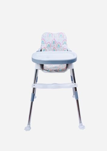 Image of My Giraffe Coco Baby High Chair, White - Rainbow