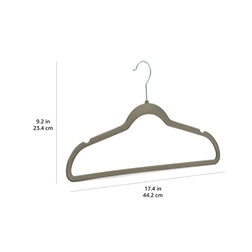 Amazon Basics AQ-M0010 Slim, Velvet, Non-Slip Suit Clothes Hangers thumb #5