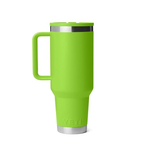 YETI Rambler 40 oz Travel Mug with Flip Straw Lid – Stainless Steel, Vacuum Insulated, Leakproof, Cup Holder Friendly, Venom - image 7