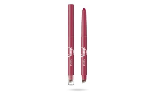 Pupa Matita Labbra Vamp! LipFull Stylo Labbra Sfumabile Effetto Volumizzante - Con Acido Ialuronico, Skincare per Esaltare al Massimo il Volume delle Labbra - In 8 Varianti Colore (008 Lustfull Berry)