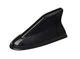 Car Shark Fin Aerial Antenna for Audi TT/TT RS/TTS 1998-2025,Base Enhance Streamline Aerials Roof Enhanced Signal Amplifier Cover Toppers Decor,Black