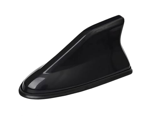 Car Shark Fin Aerial Antenna for Audi TT/TT RS/TTS 1998-2025,Base Enhance Streamline Aerials Roof Enhanced Signal Amplifier Cover Toppers Decor,Black