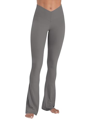 Legging évasé femme V croisé taille mi-haute jambes larges Sunzel mini
