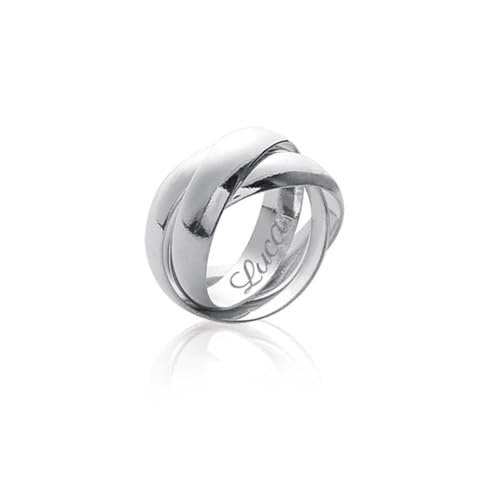 Bague Triple Alliance Argent 925 personnalisable avec gravure unique