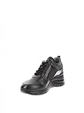 autunno inverno NeroGiardini I116880D Guanto Nero Sneakers Donna in Pelle con Zeppa Alta (Taglia 40)