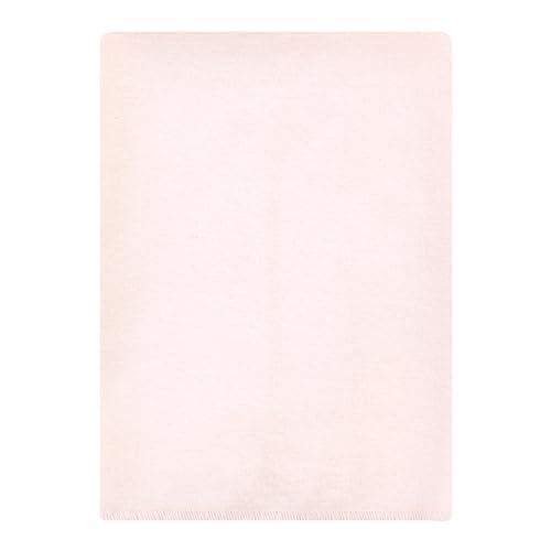 Image of Hudson Baby Unisex Baby Cotton Poly Flannel Burp Cloths Bundle, Pink Bows, One Size