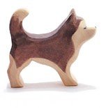 Chien de traîneau Ostheimer debout jouet en bois 29007 figurine animaux de l'arctique