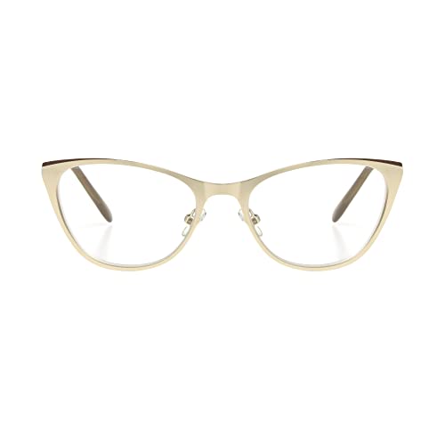 Sofia Vergara X Foster Grant Women's Victoria Blue Light Multi Focusâ„¢ Glasses Reading Glasses, Gold, 52Mm Us #TOP1