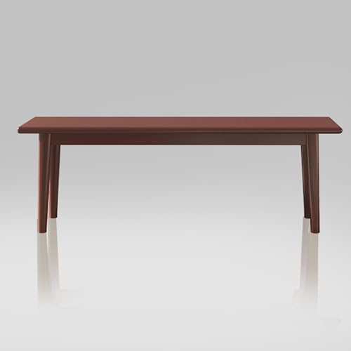 Wujgbnhg ベンチ 140cm ダイニングベンチ チェア いす フラワースタンド 長椅子 2人掛け マルチに使える リビングでもダイニングでもつかえる ワイドスツール 花台 飾り台 木製椅子 寝室用 室内 アジアン家具 双人座 組立簡単(140*28