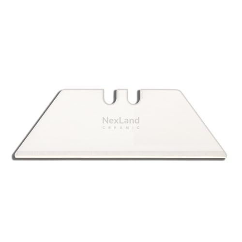 NexLand 1992 Ceramic Utility Blade Razor Sharp Replacement Blades for Utility Knife C-Line