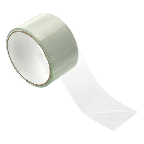 Image of PATIKIL Waterproof Patch Seal Tape 2 in x 5 Ft, PVC Leak Proof Repair Tape Instant Sealing for HVAC Ducts, Roof Crack, Hoses Pipes, Awning, Clear