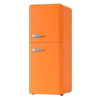 Amazon.co.jp: GERRBGレトロ冷蔵庫 冷凍冷蔵庫95L コンパクトでも大
