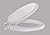 Centoco Toilet Seat Round, Soft Cushioned Vinyl Toilet Seat, HPS20-001, White