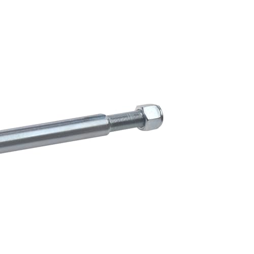 Image of Axle 1 inch Diameter 36 inch Steel Axle Rod With 1 inch to 3 /4 inch Step-Down & 3 /4-16 Fine Thread 1 /4 inch Keyway For ATV Go-Karts Quads Dune Buggies