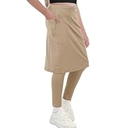 Aurgelmir Girls' Athletic Tennis Golf Skirt with Legging Workout Skirted Leggings Active Dance Sk...