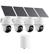REOLINK 5MP Solar Security Cameras Wireless Outdoor, 360° Pan Tilt Auto-Tracking, Smart AI Detect...