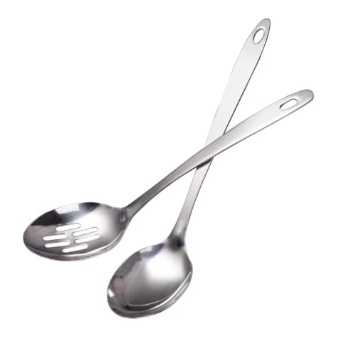 Stainless Steel Large Serving Spoon (Set of 2)